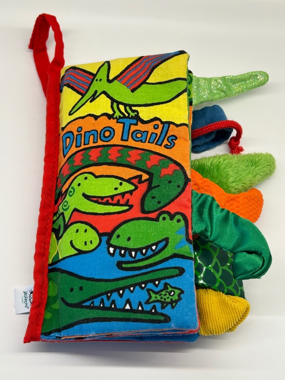 Jellycat Activity Tails Soft Book Series Dino Tails (#2)